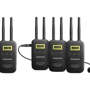 Sistema de 3 micrófonos inalámbricos de corbata Saramonic VmicLink5